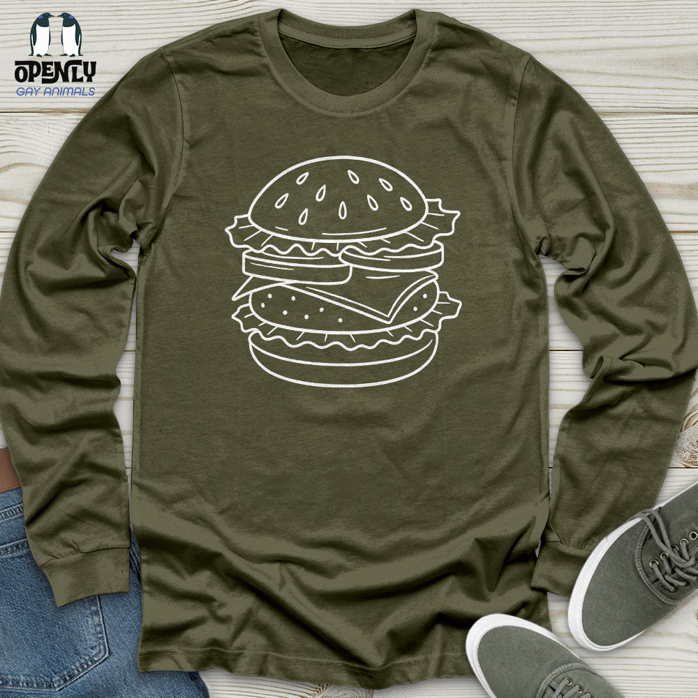 The Burger Unisex Long Sleeve Tee