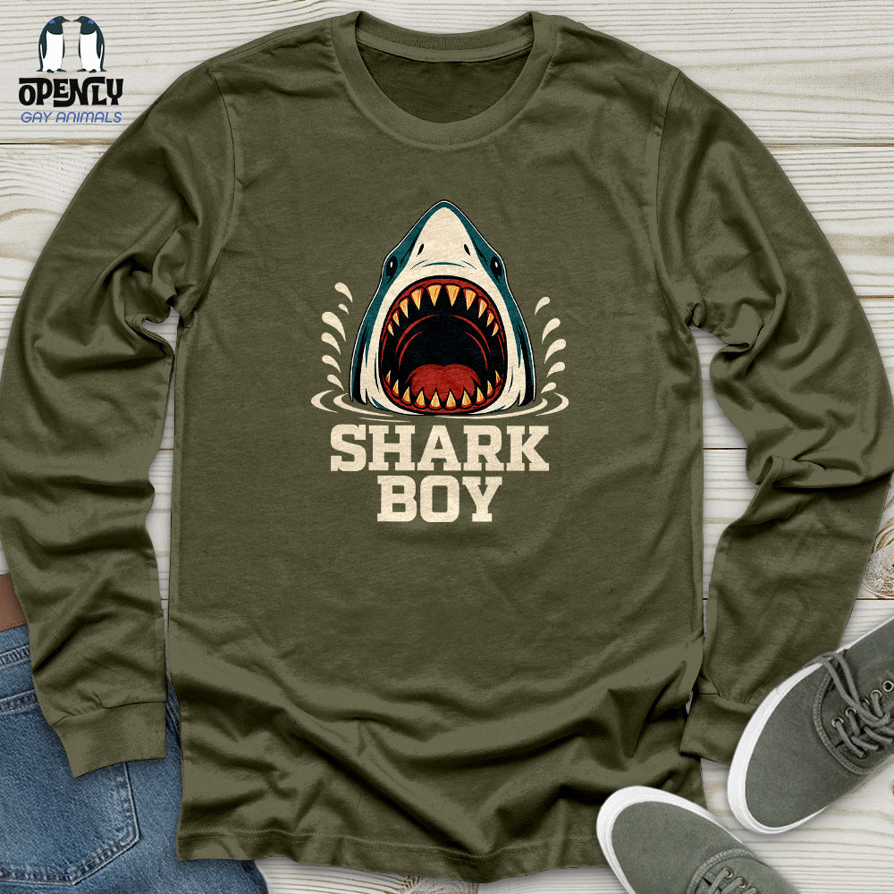 Shark Boy Unisex Long Sleeve Tee