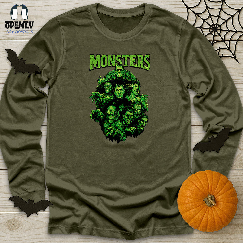 Monsters Unisex Long Sleeve Tee