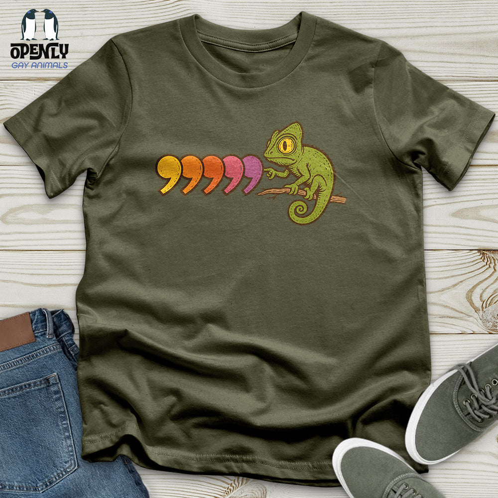 Comma Chameleon Unisex T-Shirt