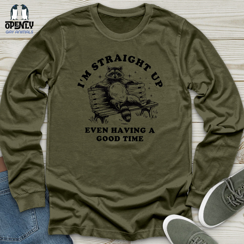 I'm Straight Up Unisex Long Sleeve Tee