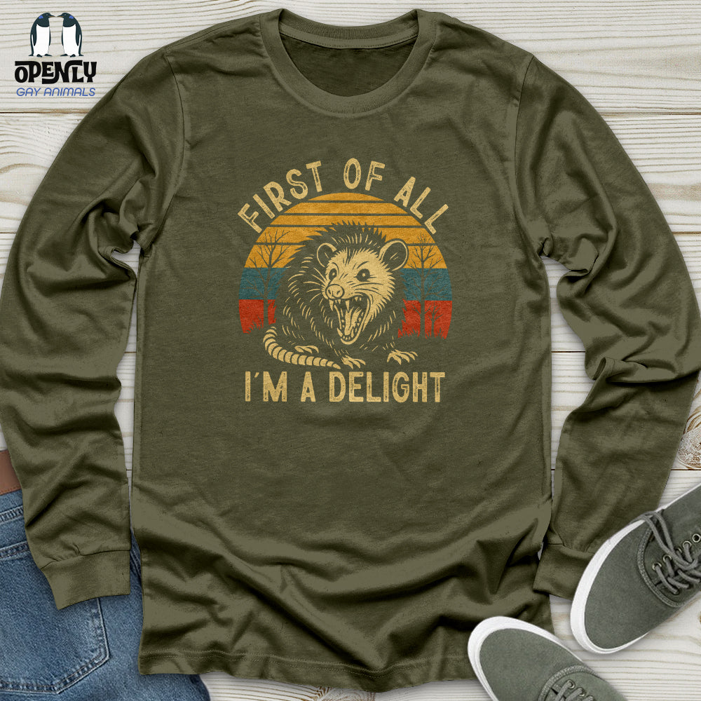 First Of All Unisex Long Sleeve Tee