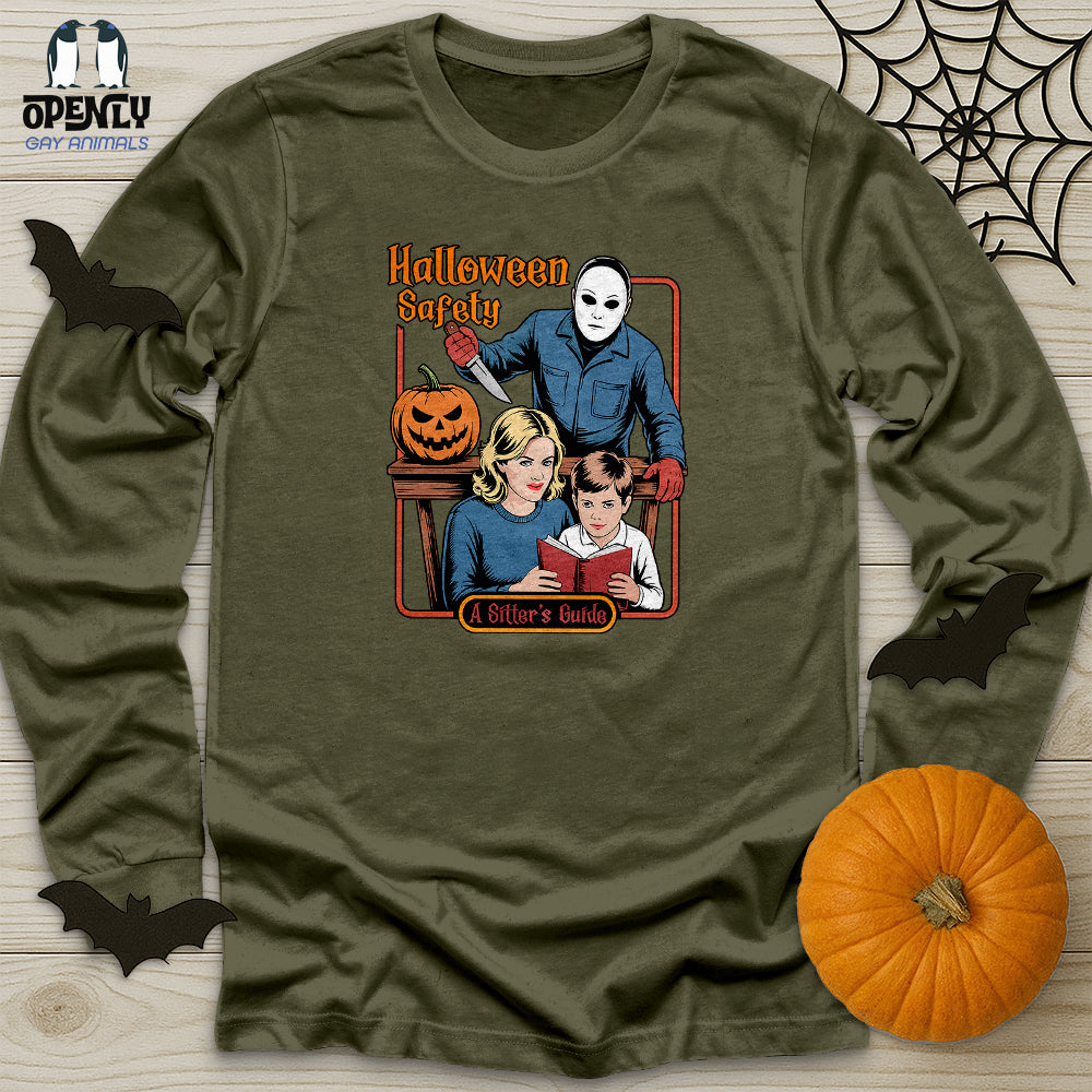 Halloween Safety Unisex Long Sleeve Tee
