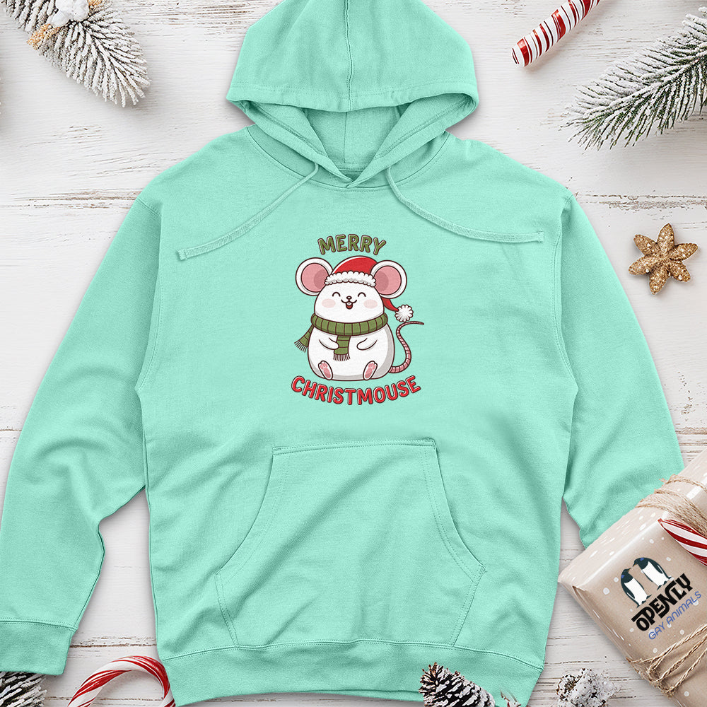 Merry Christmouse Unisex Midweight Hoodie
