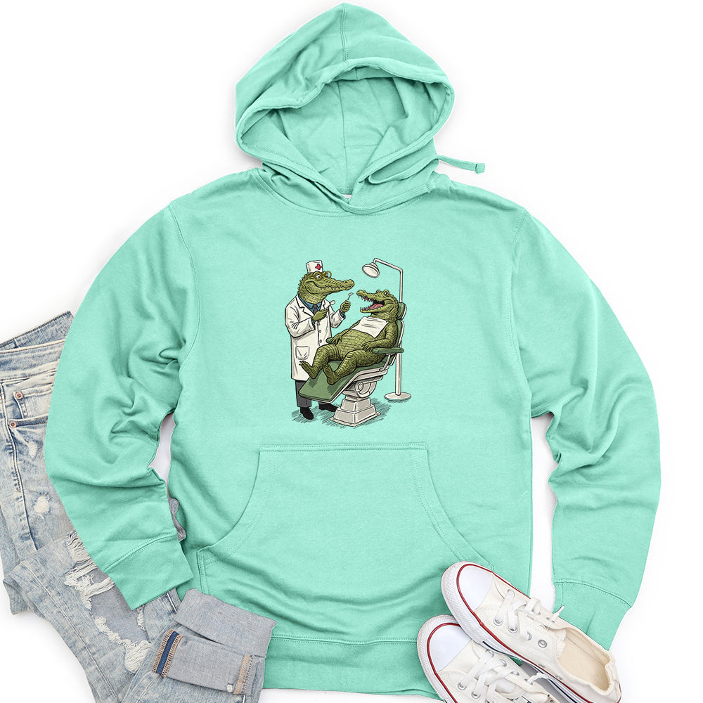 Alligator Dentist Unisex midweight hoodie