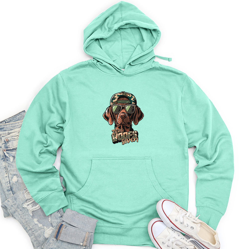 Zero Woofs Given Unisex midweight hoodie