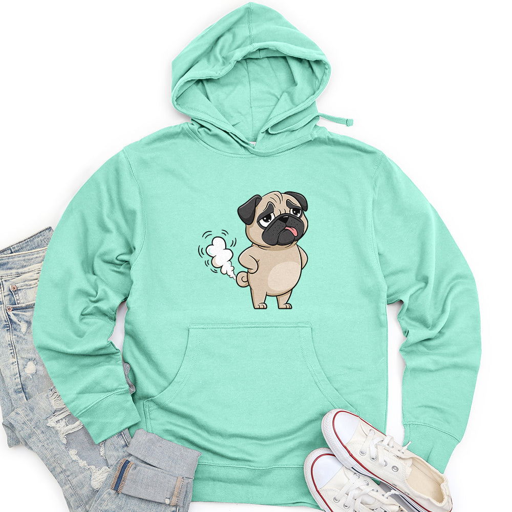 Farting Dog Unisex Midweight Hoodie