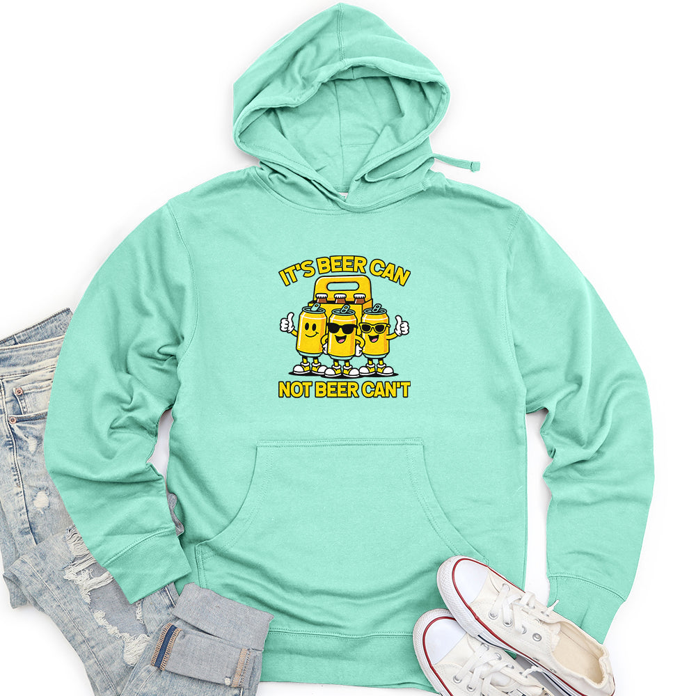 It's Beer Can Unisex midweight hoodie