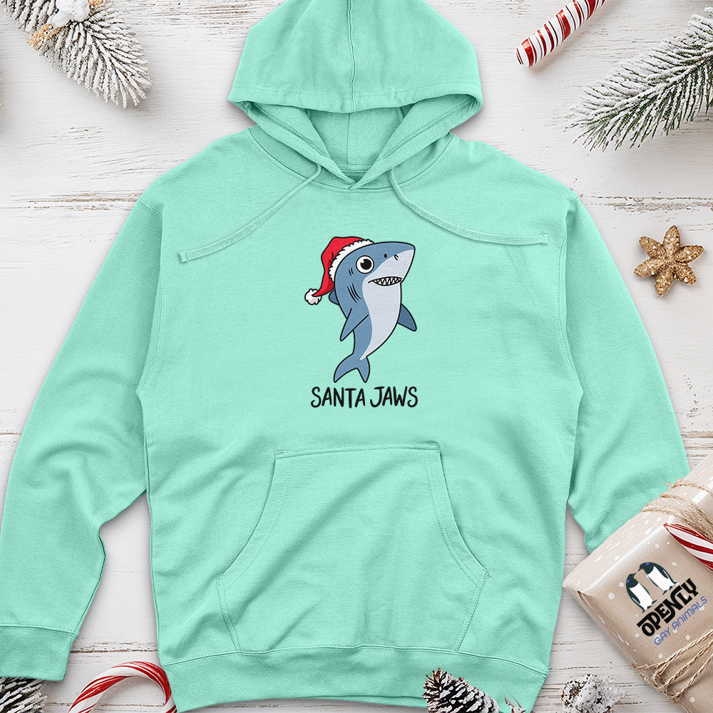 Santa Jaws Unisex Midweight Hoodie