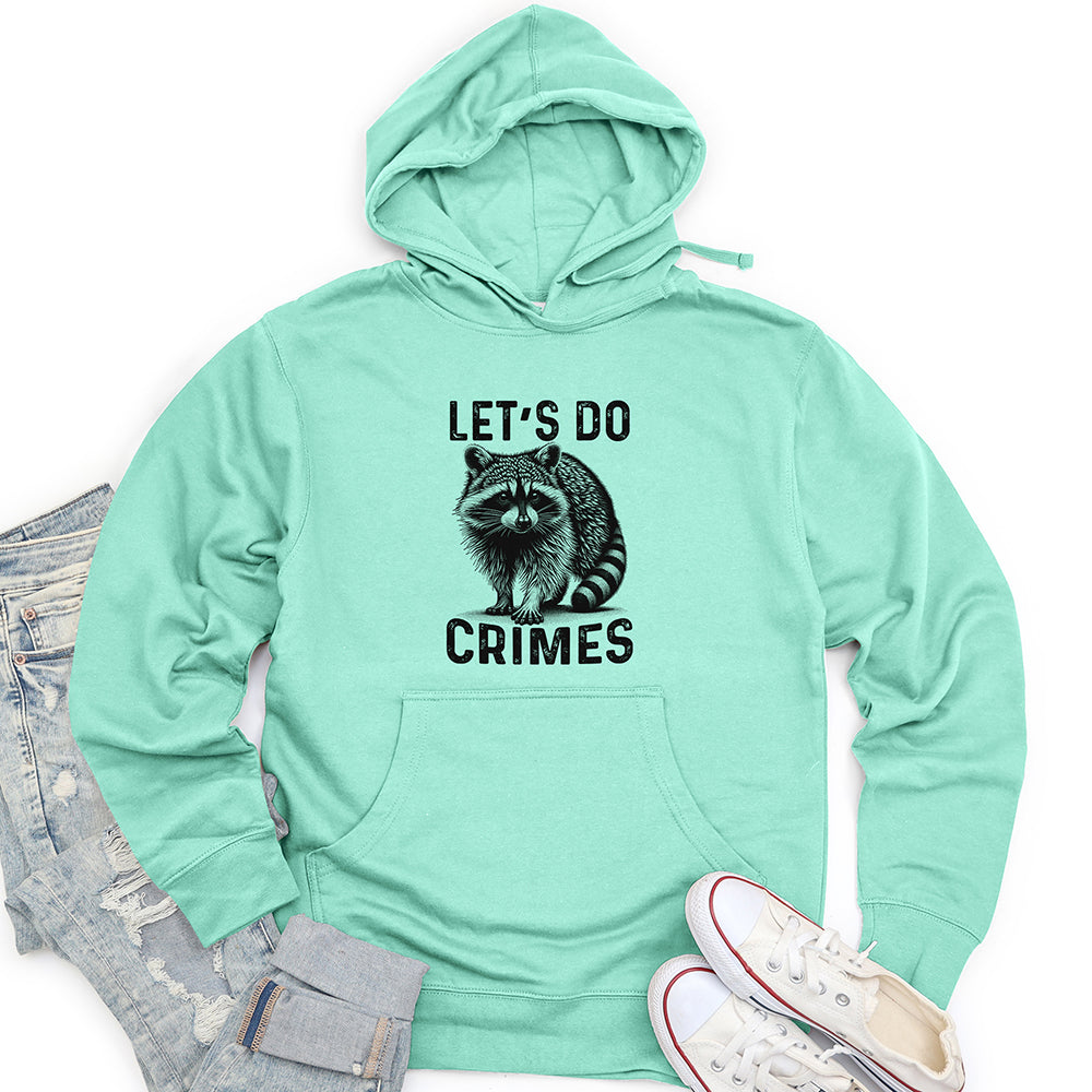 Let's Do Crimes Unisex Midweight Hoodie