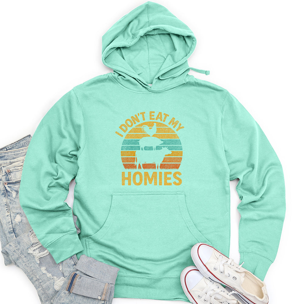 I Don't Eat My Homies Unisex Midweight Hoodie