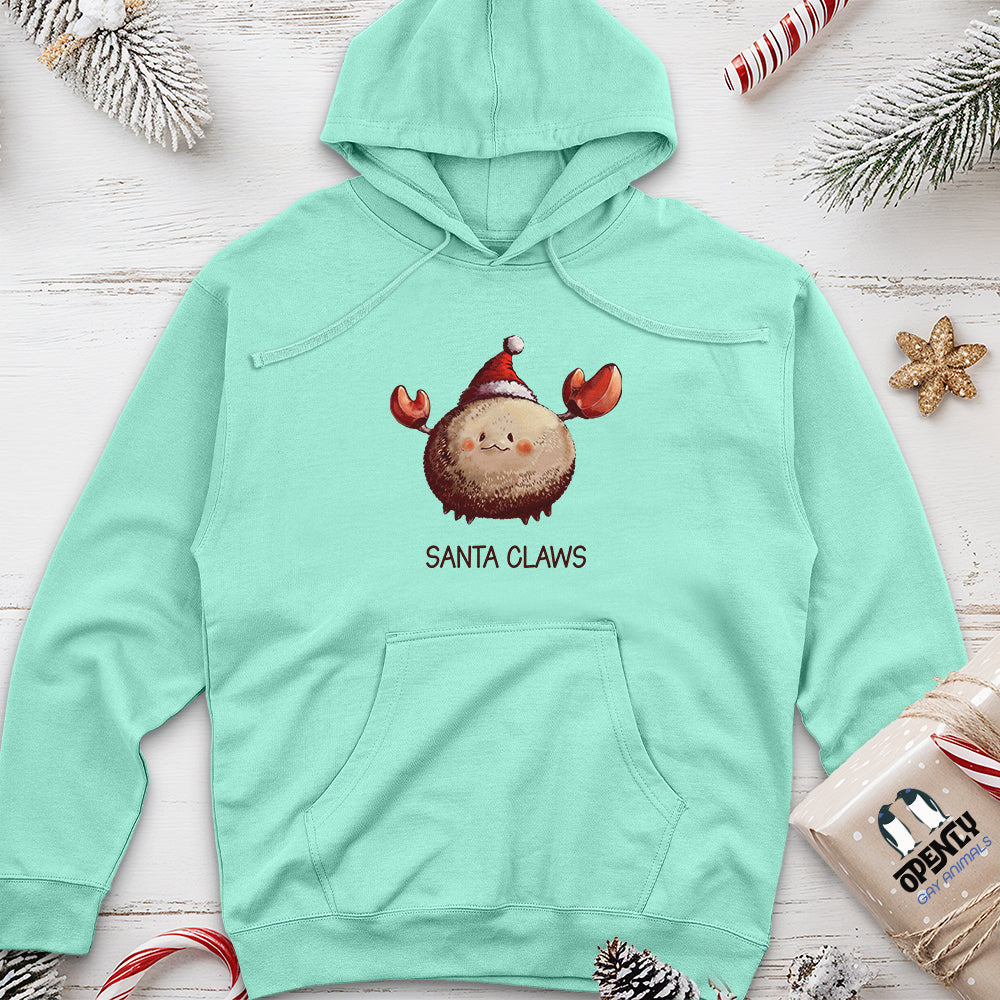 Santa Claws Unisex Midweight Hoodie