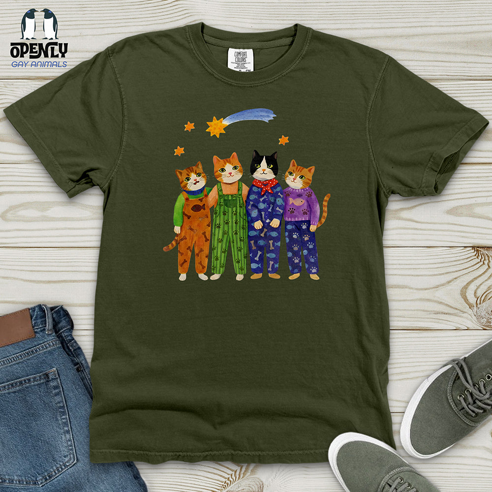 Cat in Sunny Day Heavy Cotton Comfort Colors Tee
