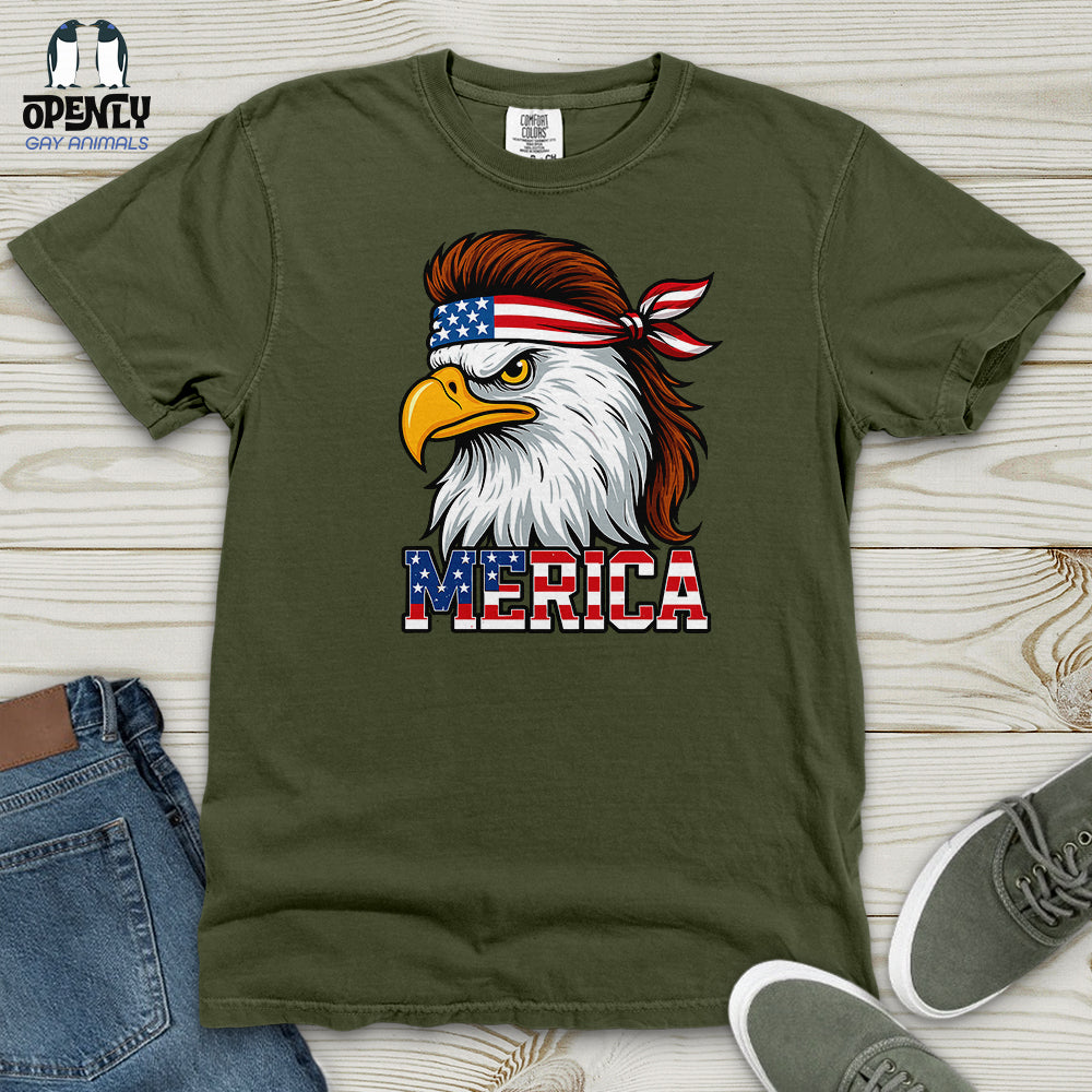 Merica Eagle Heavy Cotton Comfort Colors Tee