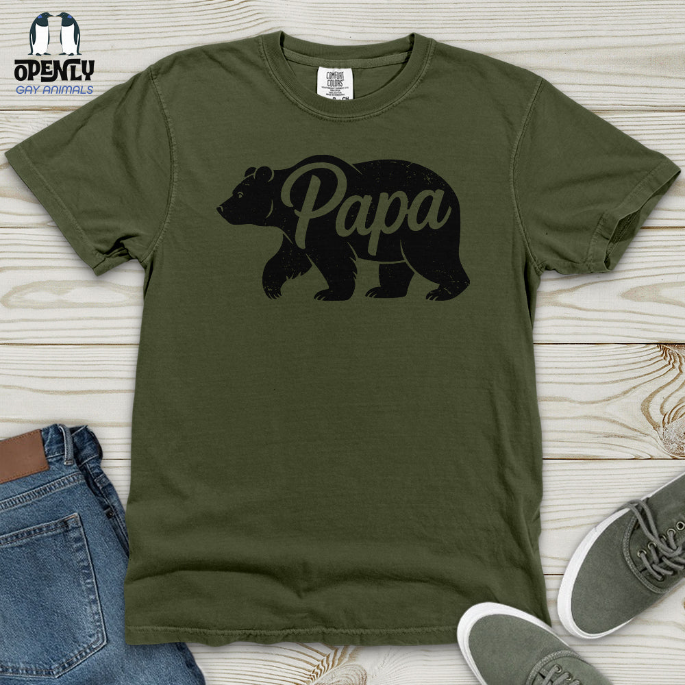 Papa Bear Heavy Cotton Comfort Colors Tee