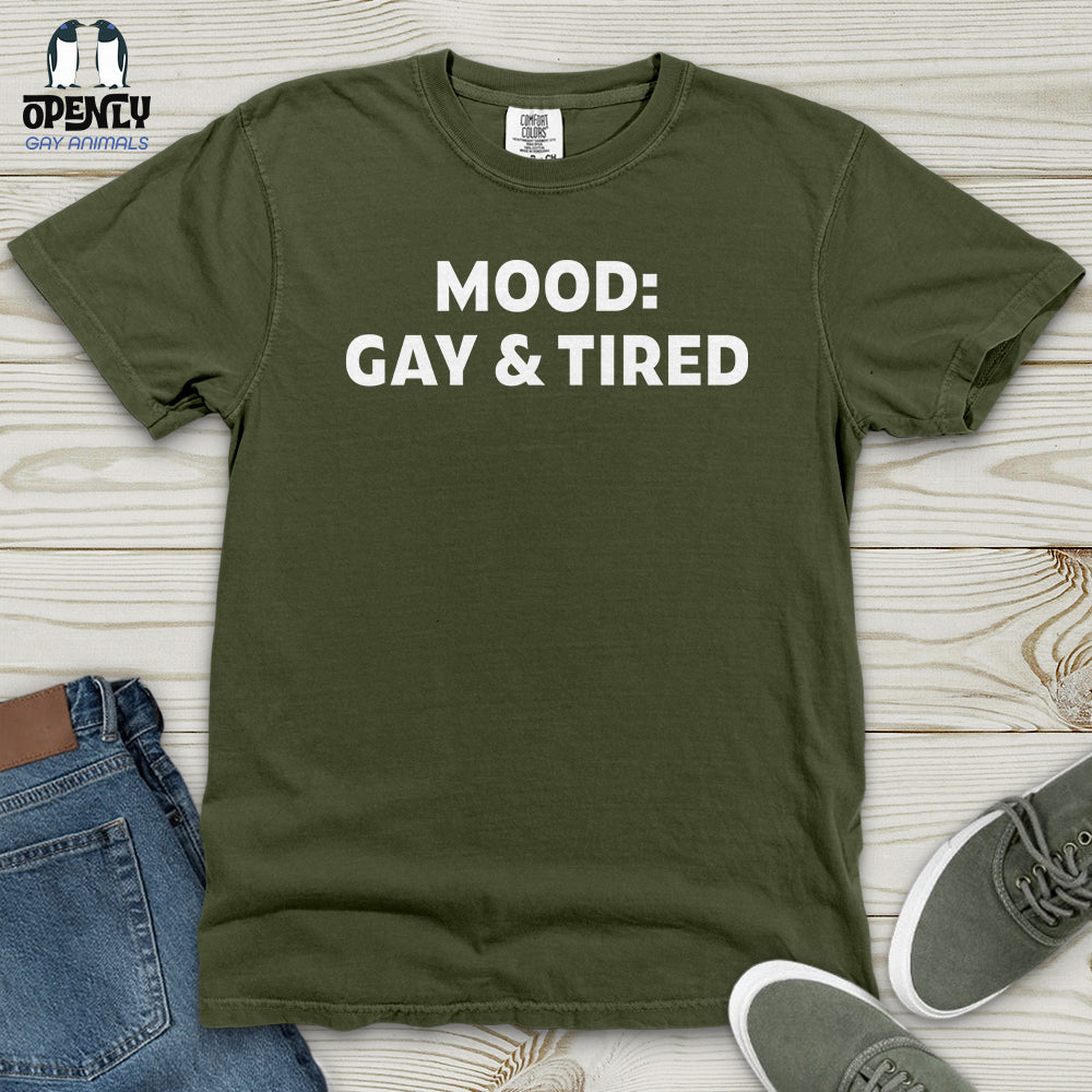 Gay and Tired Heavy Cotton Comfort Colors Tee