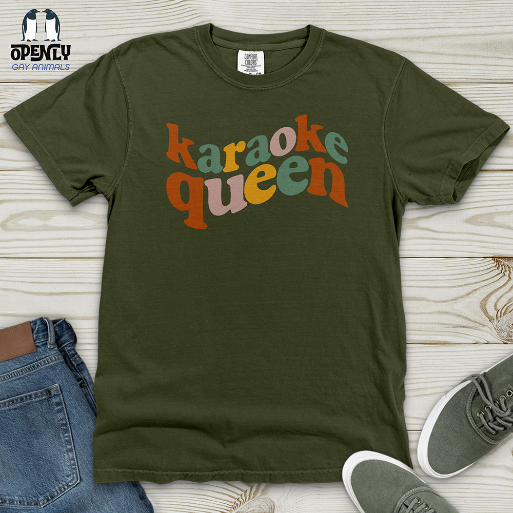 Karaoke Queen Heavy Cotton Comfort Colors Tee