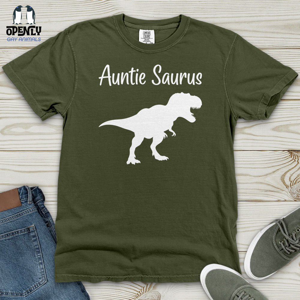 Auntie Saurus Heavy Cotton Comfort Colors Tee