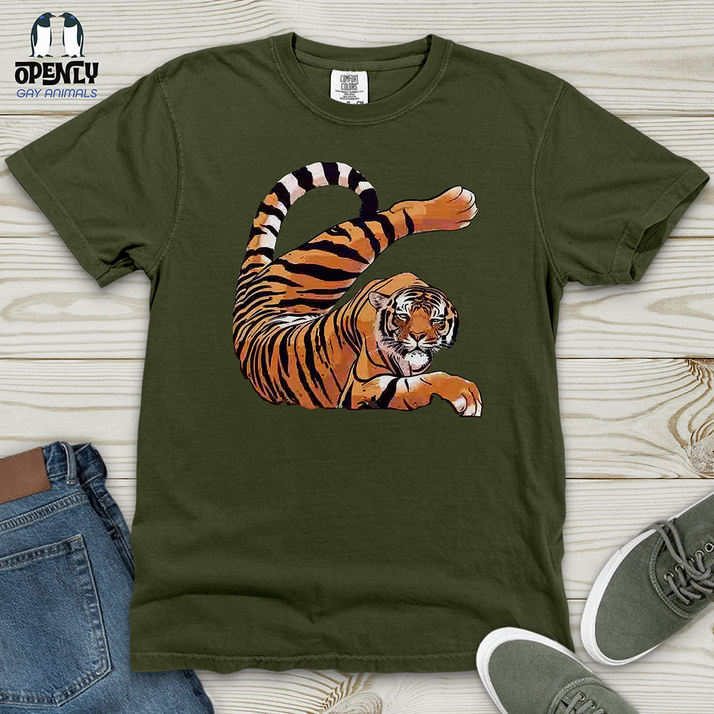 Stretching Tiger Heavy Cotton Comfort Colors Tee