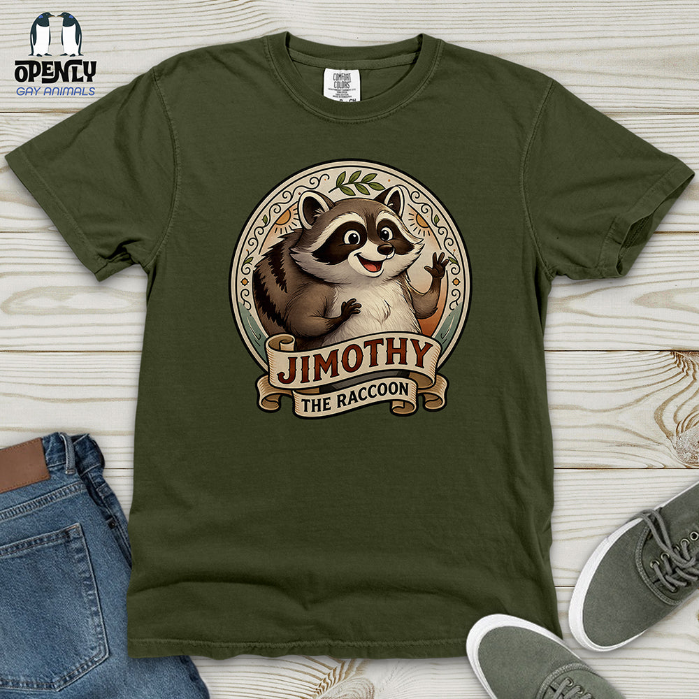 Jimothy The Raccoon Heavy Cotton Comfort Colors Tee