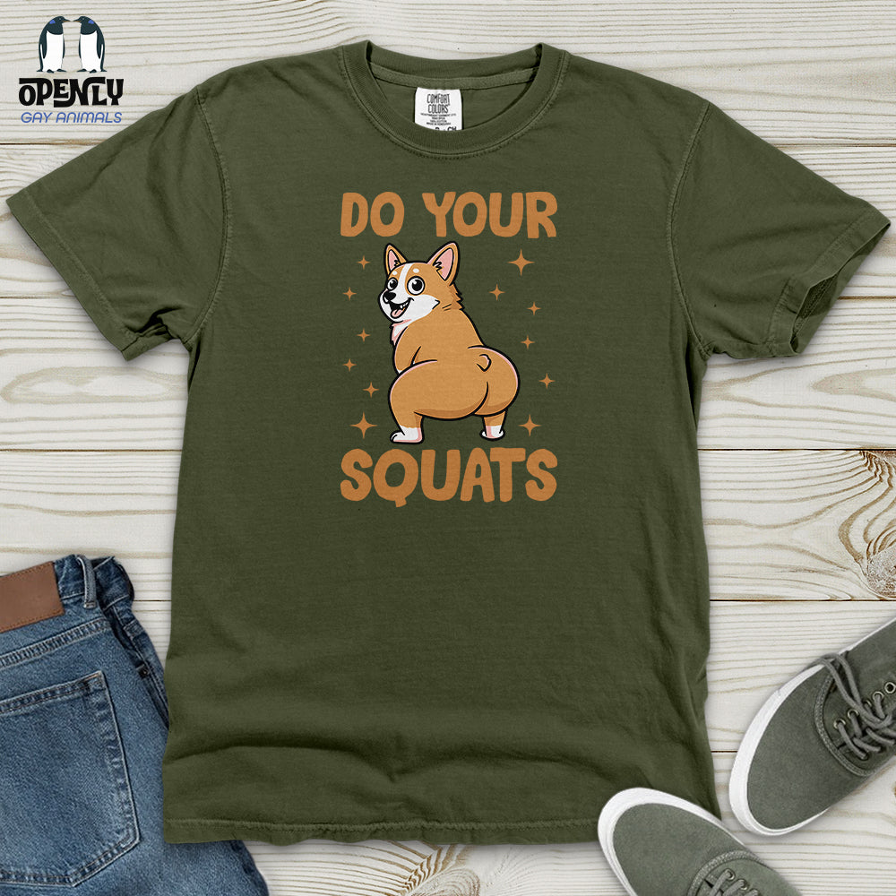 Do Your Squats Heavy Cotton Comfort Colors Tee
