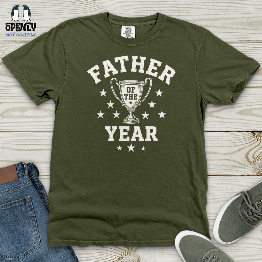 Father of the Year Heavy Cotton Comfort Colors Tee