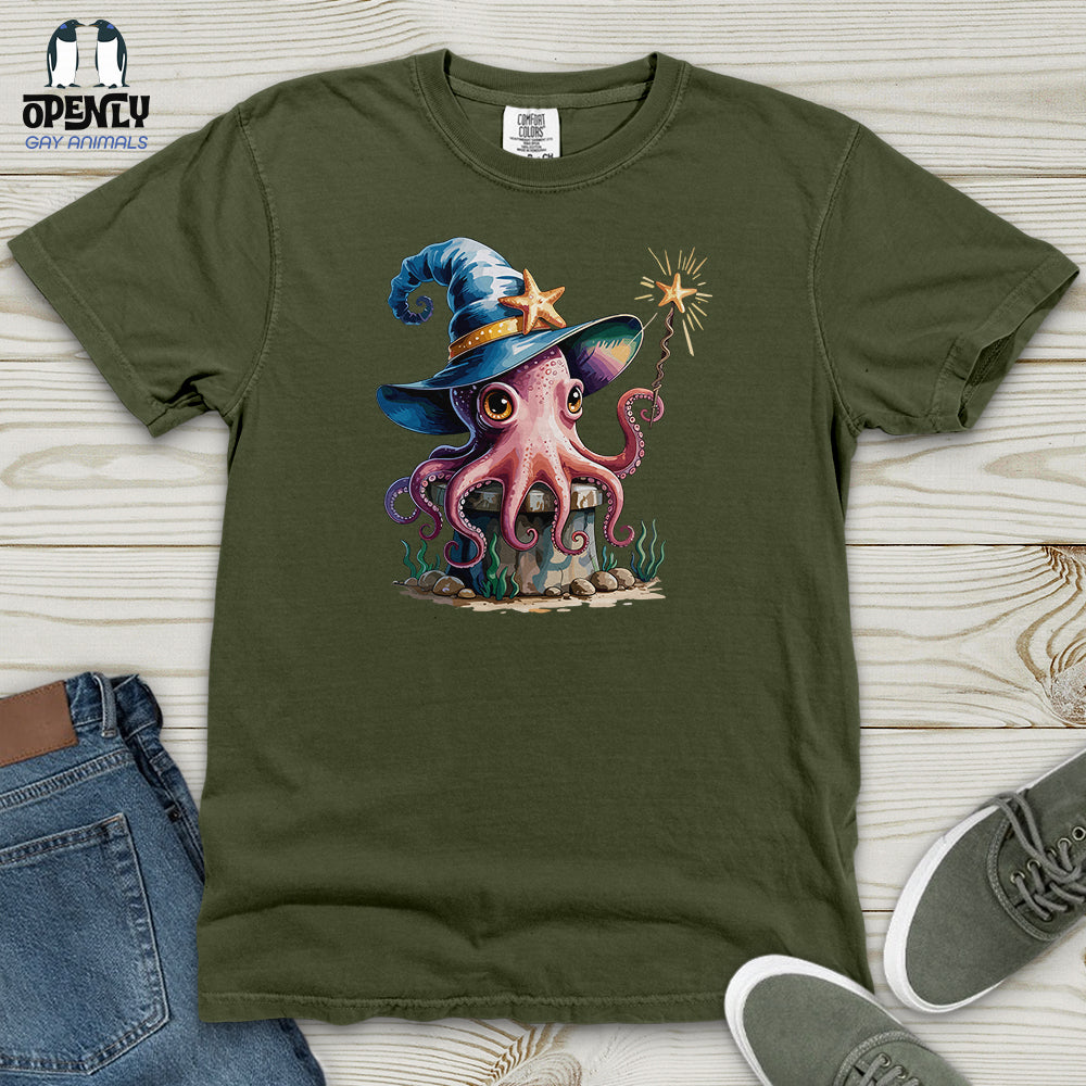 Octopus Wizard Heavy Cotton Comfort Colors Tee