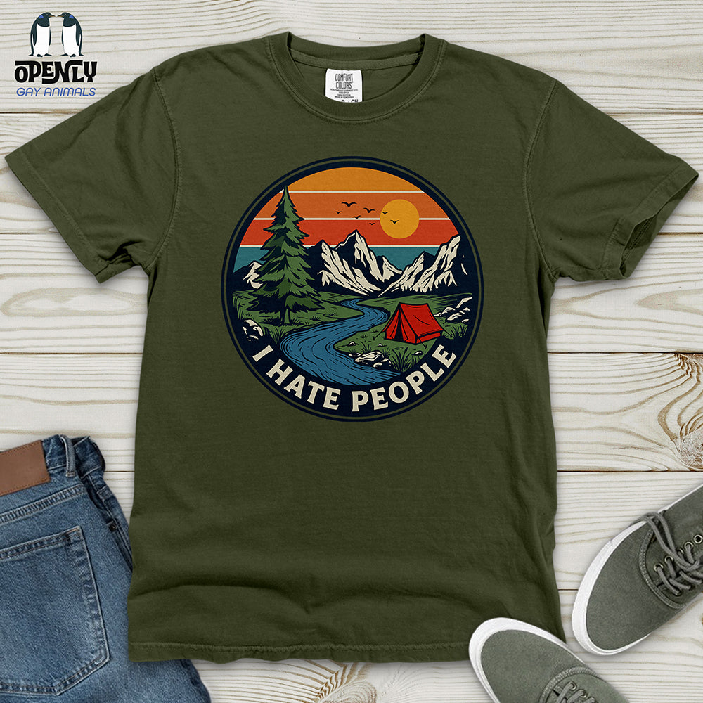 I Hate People Heavy Cotton Comfort Colors Tee