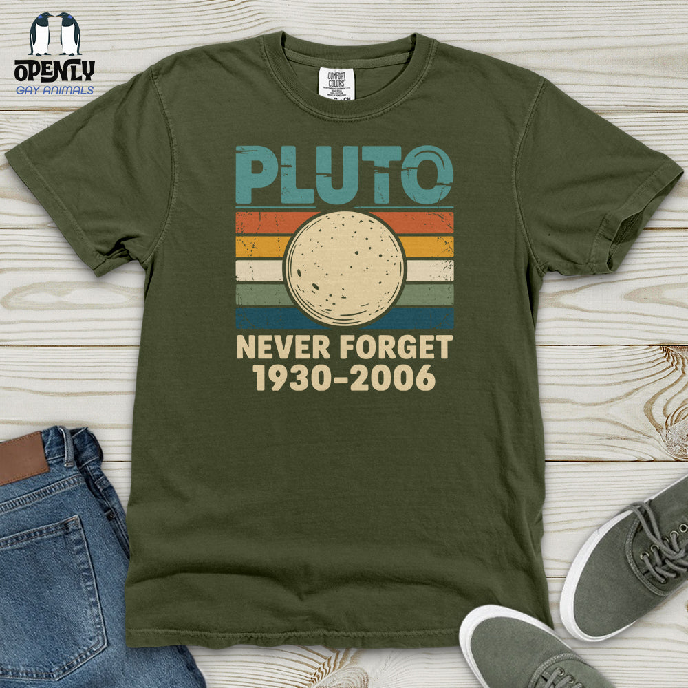 Pluto Never Forget Heavy Cotton Comfort Colors Tee