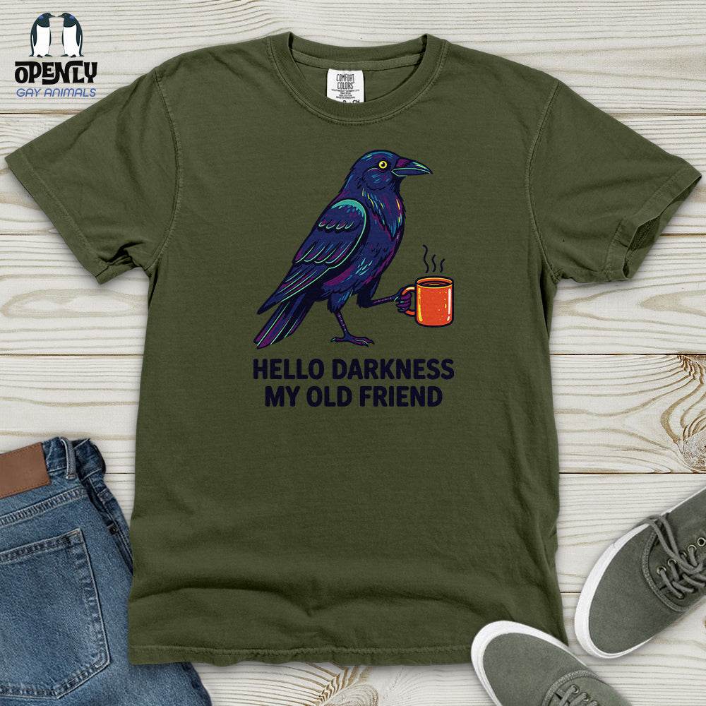 Hello Darkness My Old Friend Heavy Cotton Comfort Colors Tee