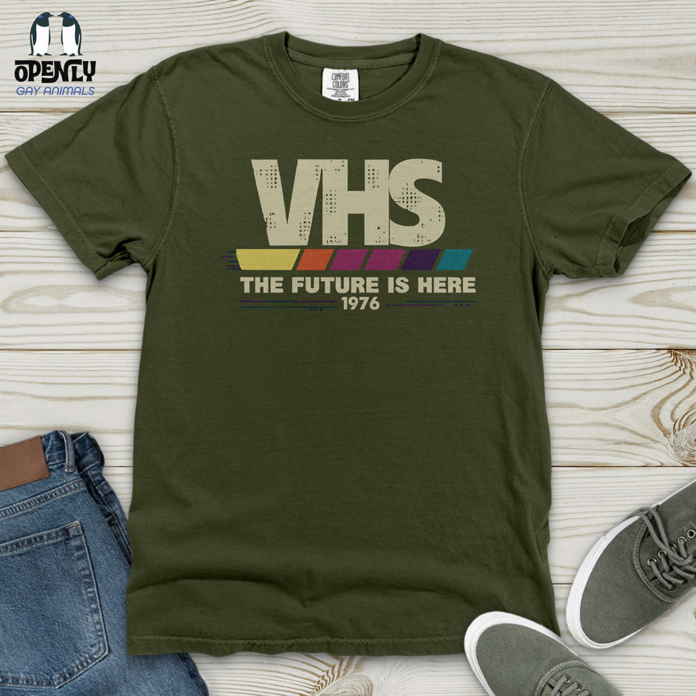 VHS the Future Is Here Heavy Cotton Comfort Colors Tee