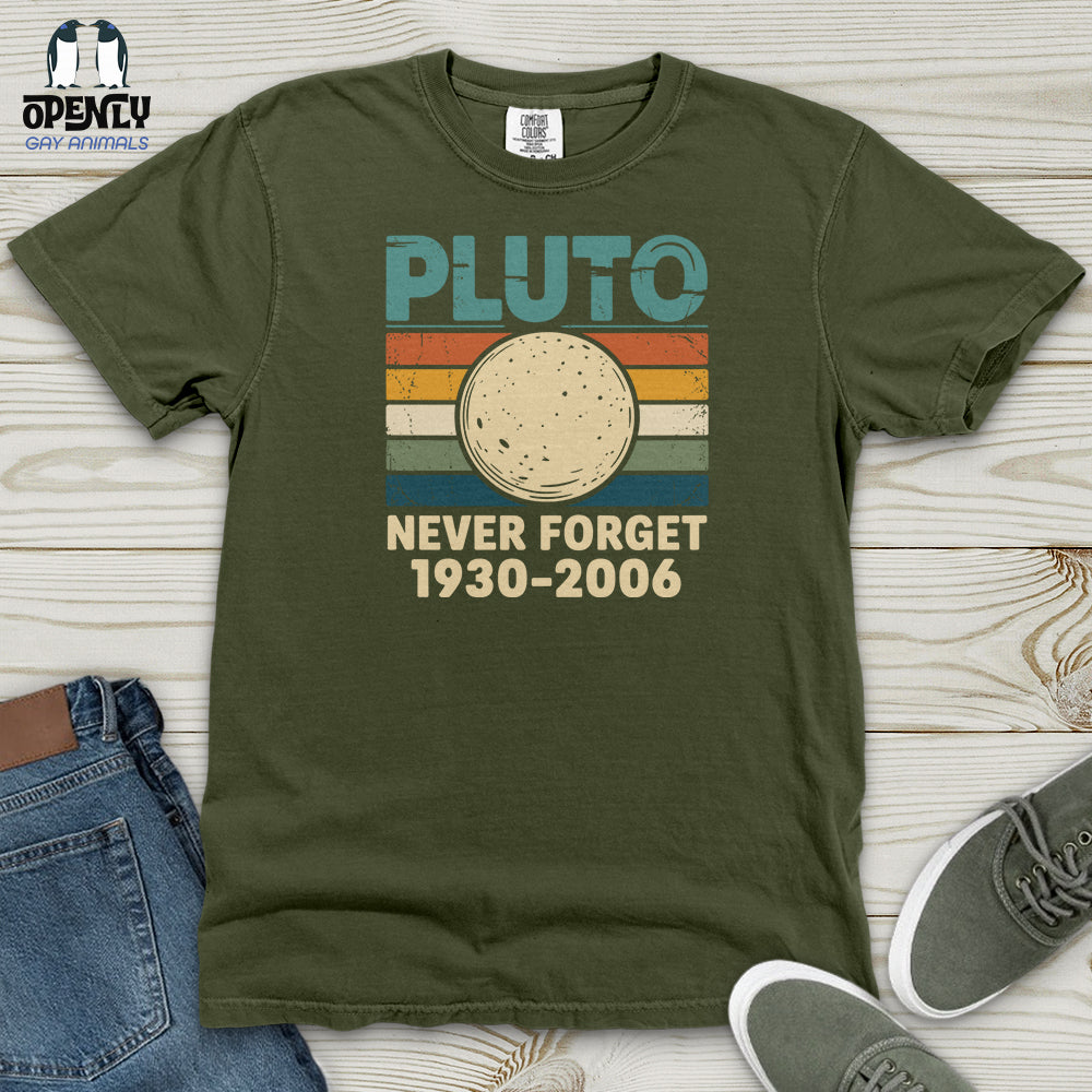 Pluto Never Forget Heavy Cotton Comfort Colors Tee