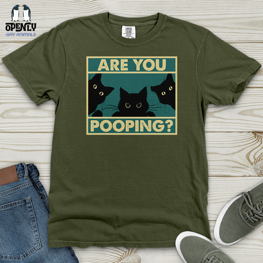 Are You Pooping Heavy Cotton Comfort Colors Tee
