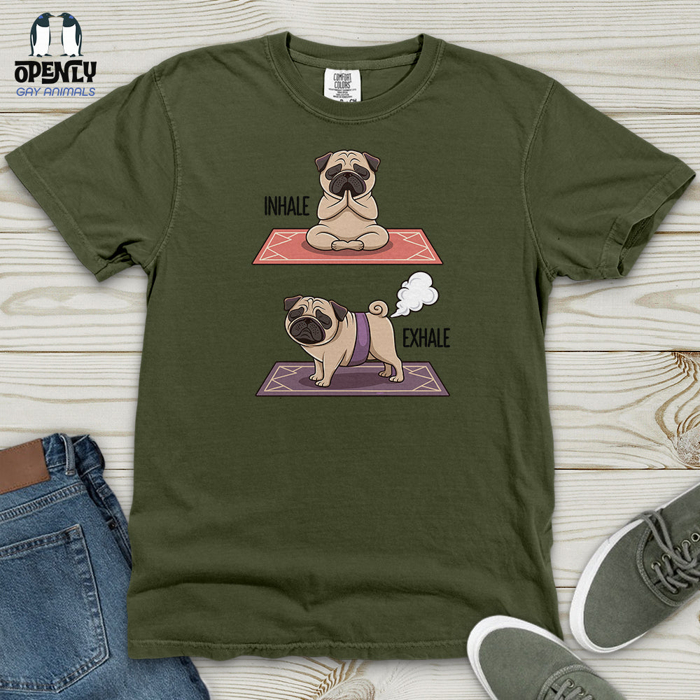 Inhale, Exhale Dog Heavy Cotton Comfort Colors Tee