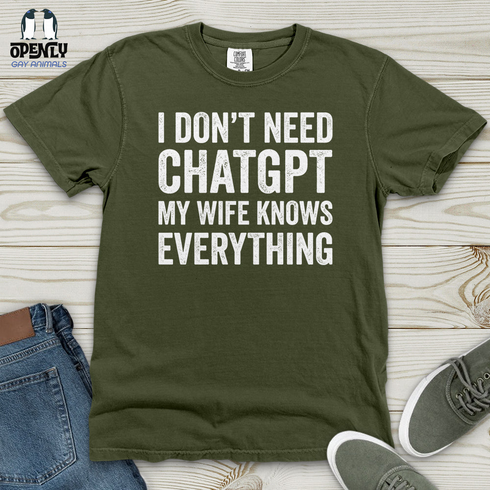 I Don't Need ChatGPT Heavy Cotton Comfort Colors Tee