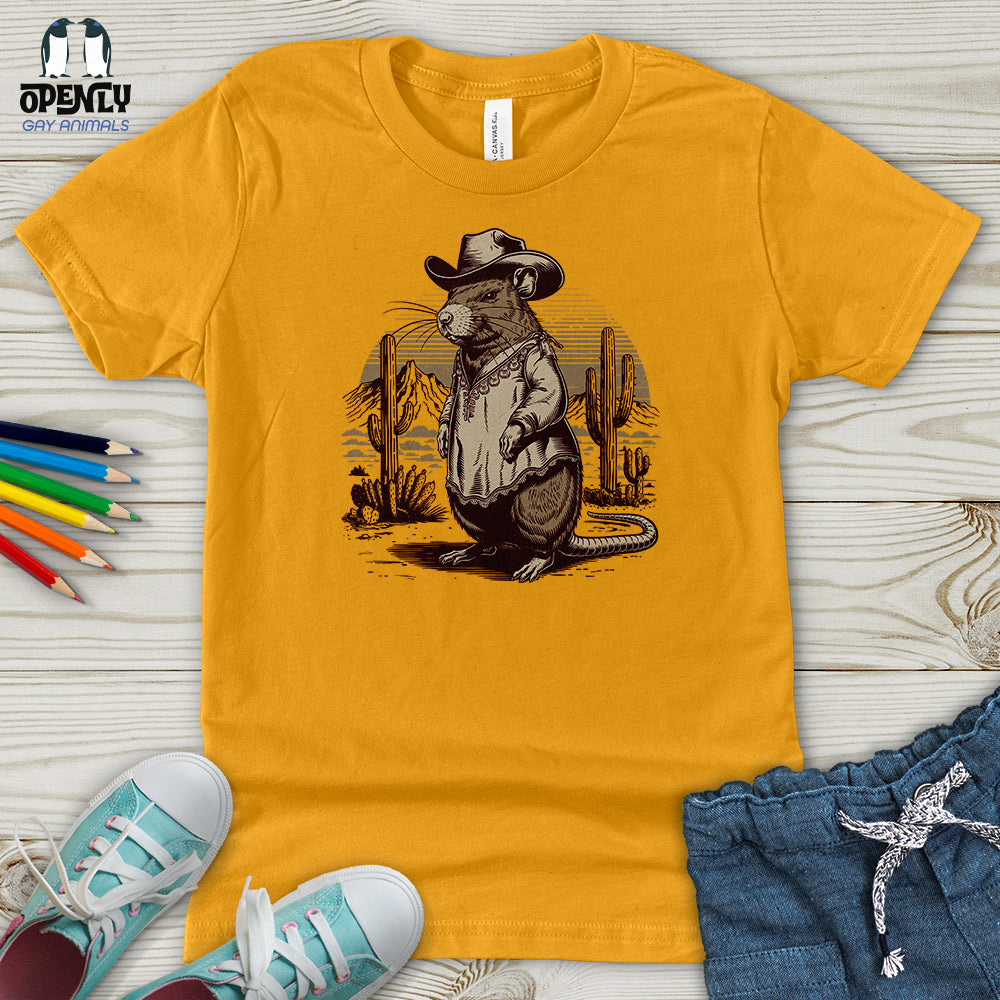 Cowboy Capybara Youth T-Shirt