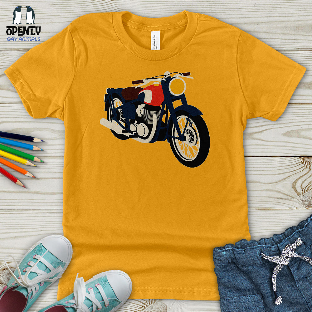 Vintage Motorcycle Youth T-Shirt