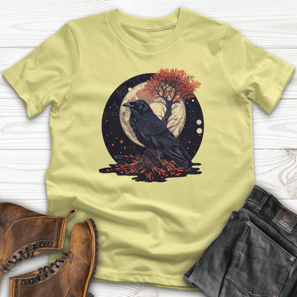 Mystical Raven Moon Softstyle Tee