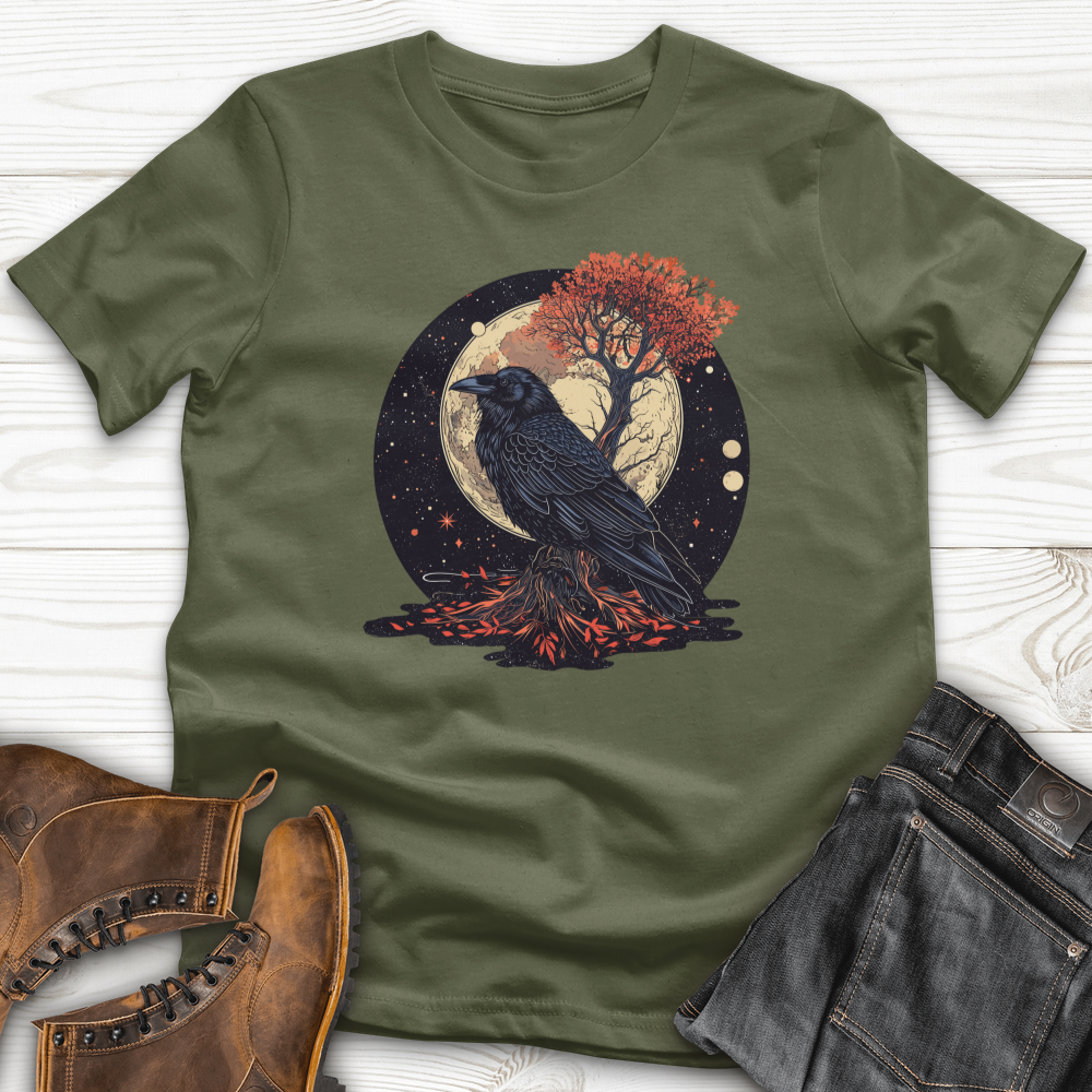 Mystical Raven Moon Softstyle Tee