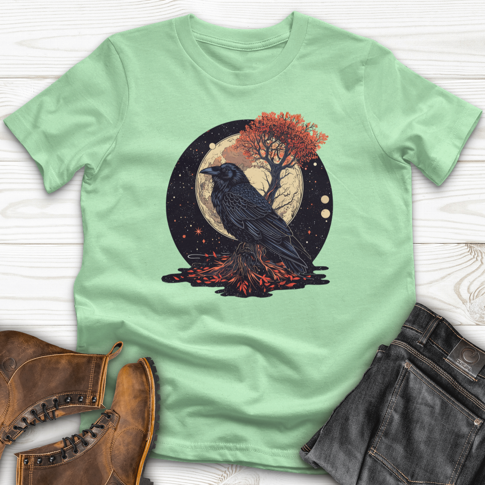 Mystical Raven Moon Softstyle Tee