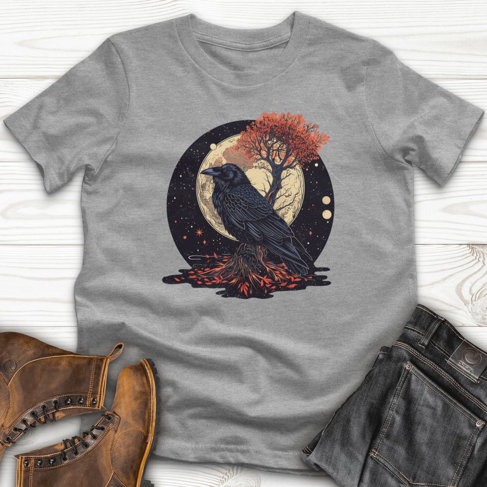 Mystical Raven Moon Softstyle Tee