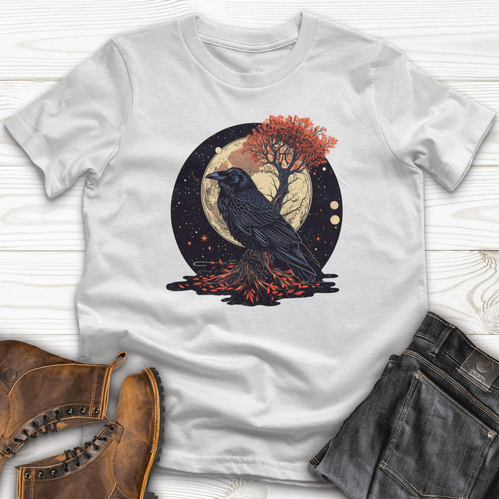 Mystical Raven Moon Softstyle Tee