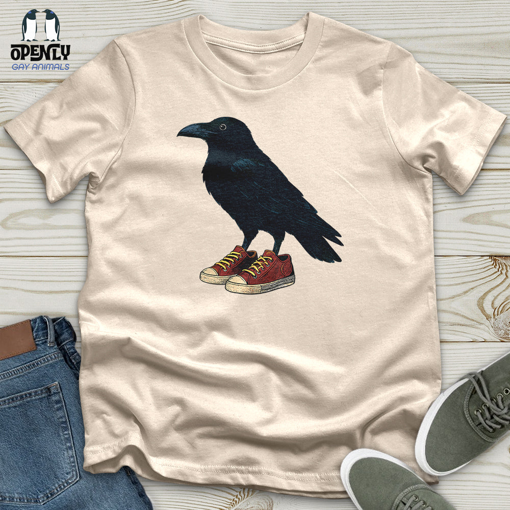 Raven Wearing Sneakers Softstyle Tee