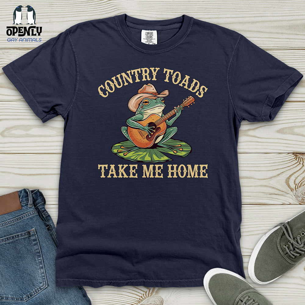 Country Toads Take Me Home Heavy Cotton Comfort Colors Tee