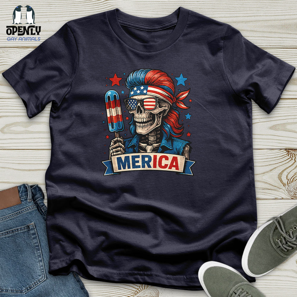 Merica Skull Unisex T-Shirt