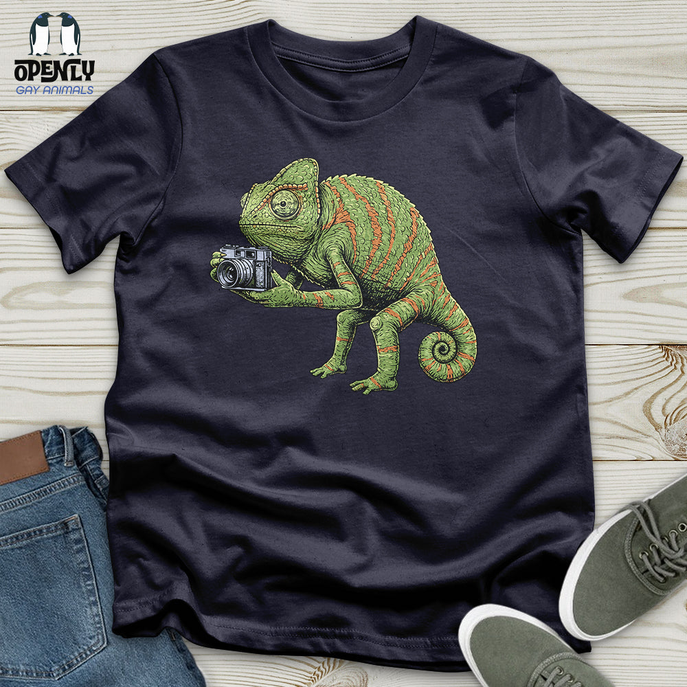Chameleon Photographer Unisex T-Shirt