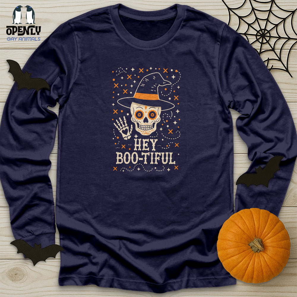 Hey Boo-tiful Unisex Long Sleeve Tee