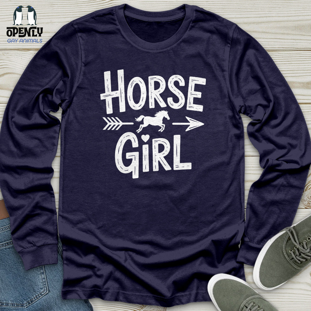 Horse Girl Unisex Long Sleeve Tee