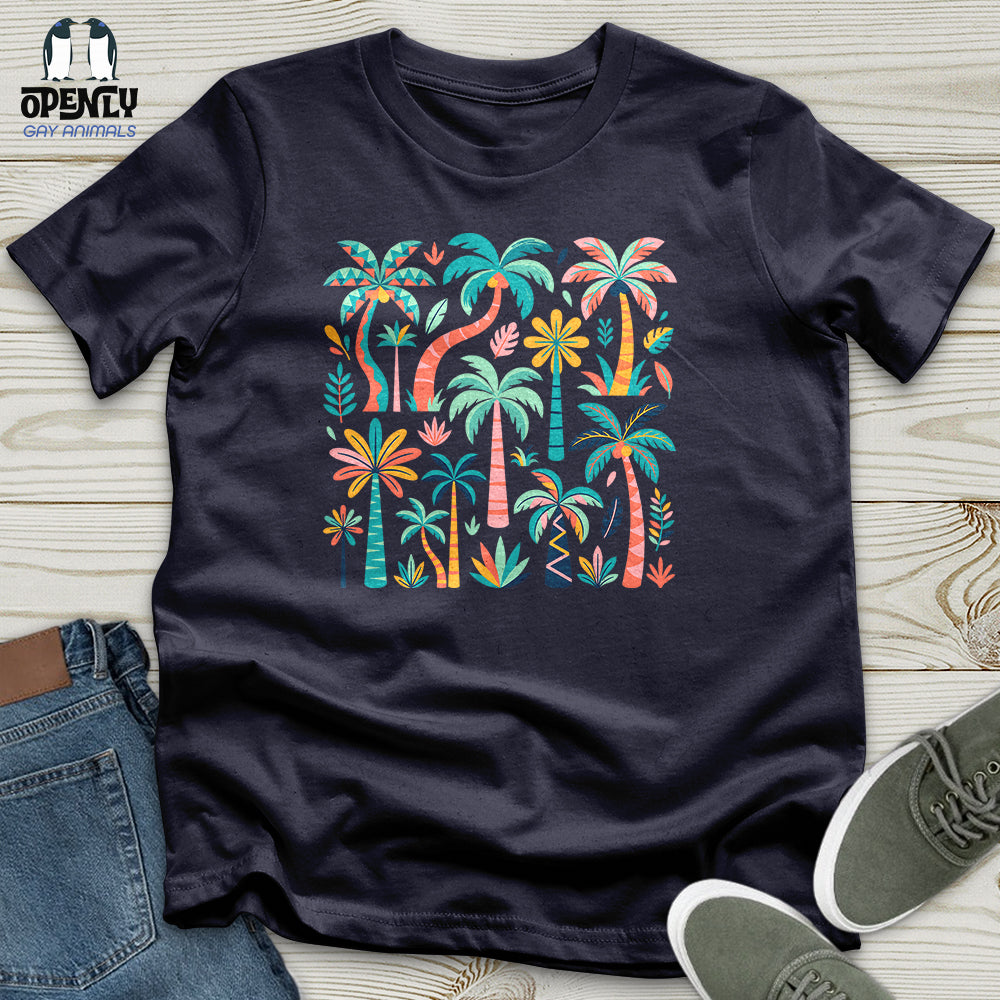 Colorful Palm Trees Unisex T-Shirt