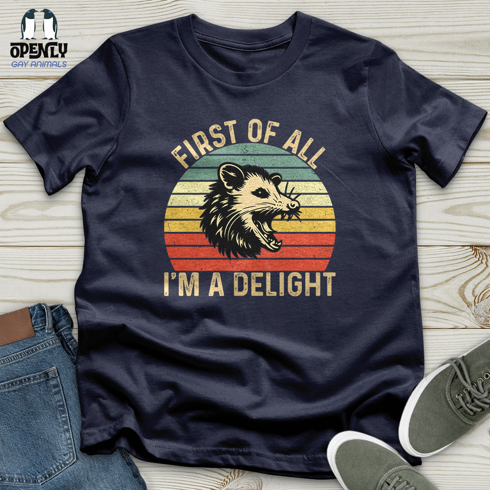 First Of All I am A Delight Softstyle Tee